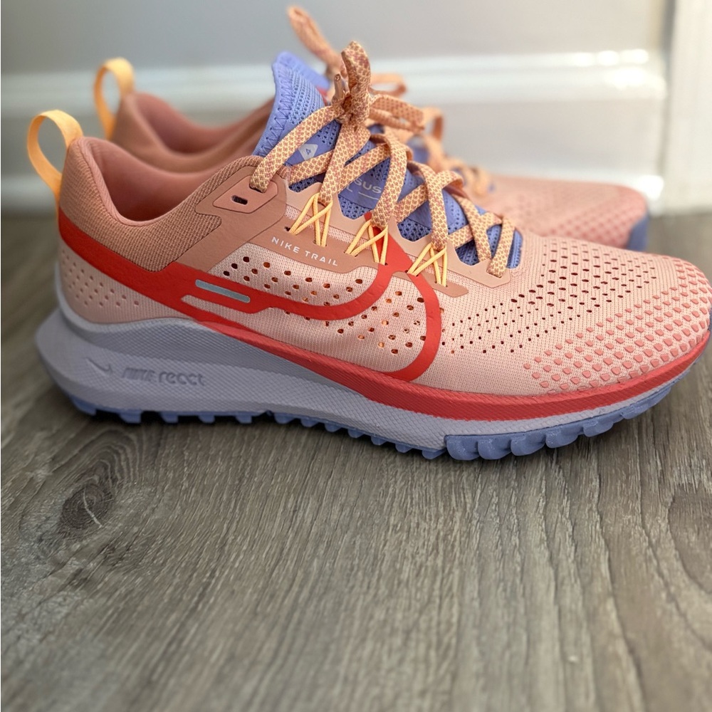 Nike Women's Trail Running Shoes - Pink and Purple